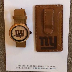 Watch / Wallet attachment Combo- New York Giants